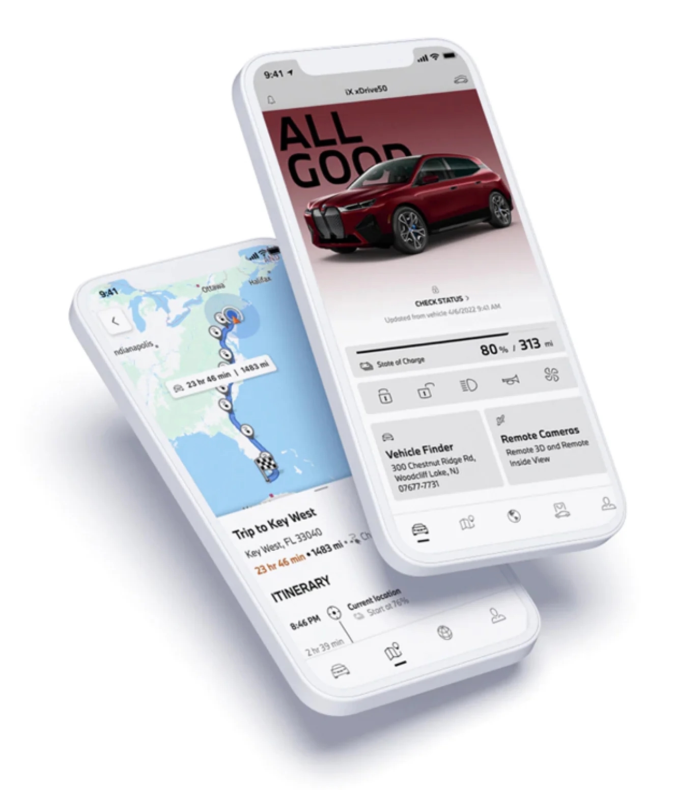 My BMW App charging features